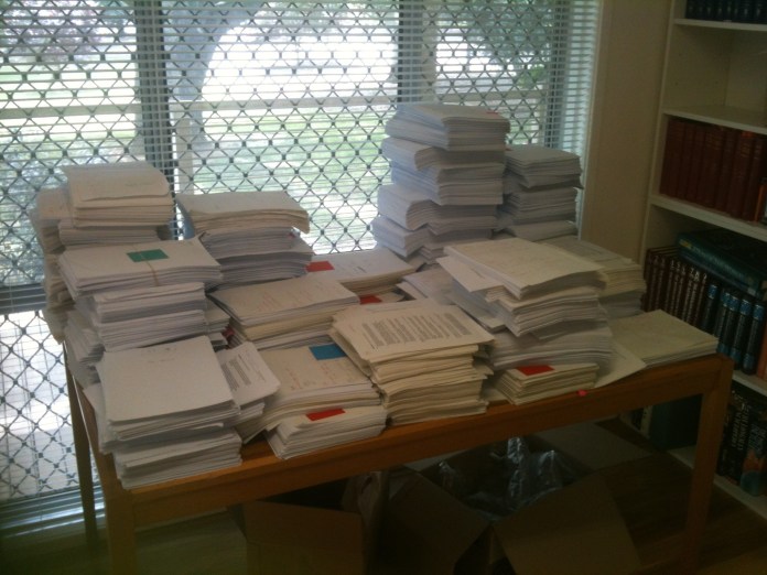 Australian National Dictionary manuscript